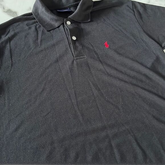 Polo Sport Black Knit Polo Youth L - Picture 1 of 7